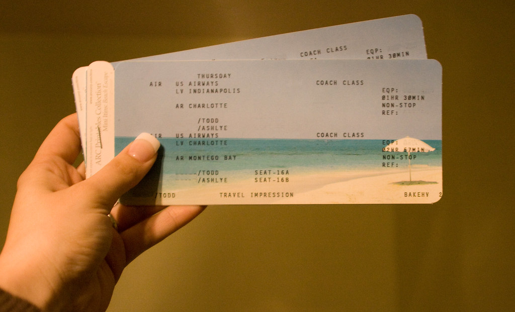 AIRLINE TICKET TO JAMAICA