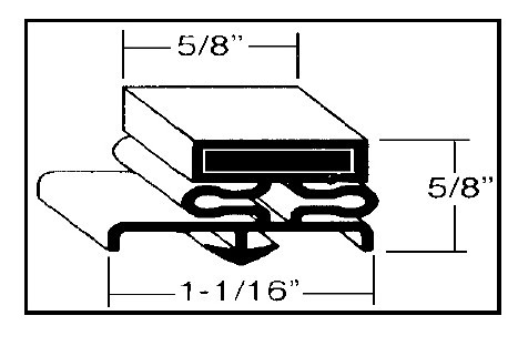 FREEZER DOOR GASKET REPLACEMENT. GASKET REPLACEMENT - AMANA