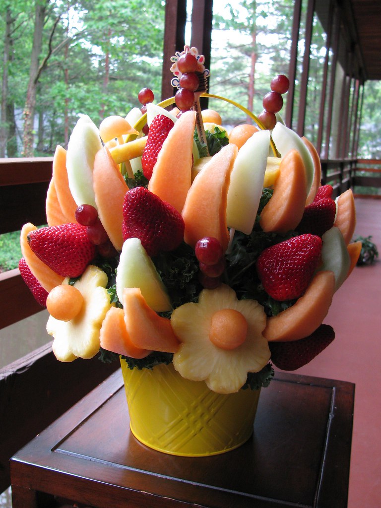 EDIBLES FRUIT BOUQUETS EDIBLES FRUIT BUCKETS OF FLOWERS