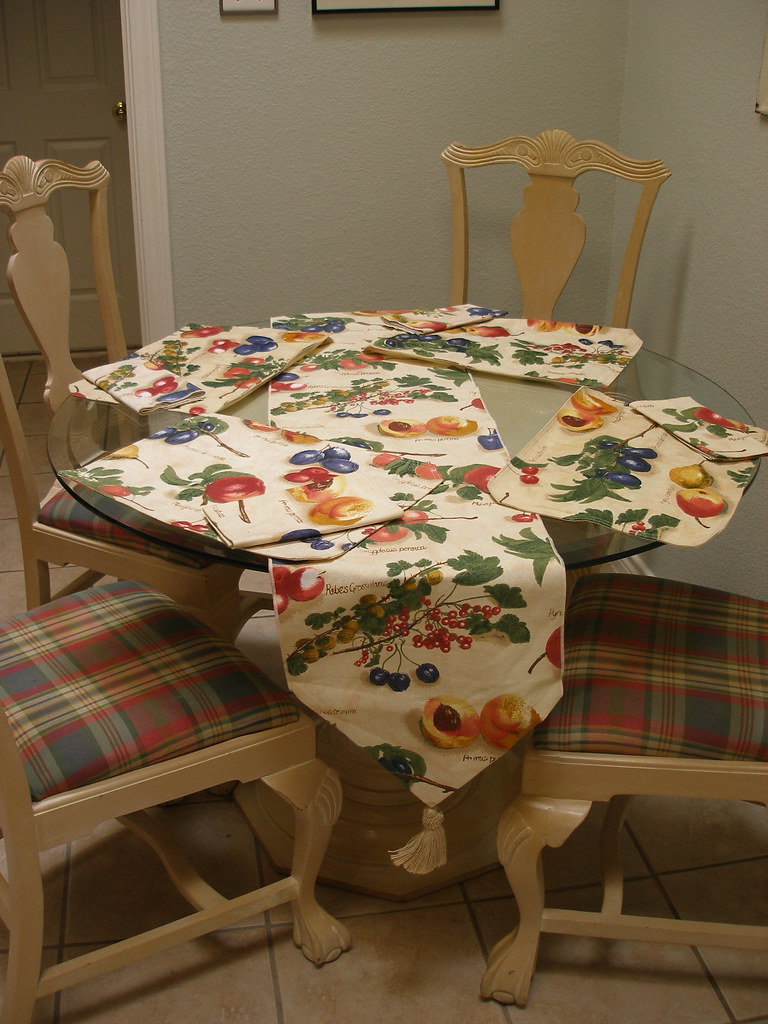 WAVERLY PLACEMATS PLACEMATS BAMBOO TILE PLACEMATS