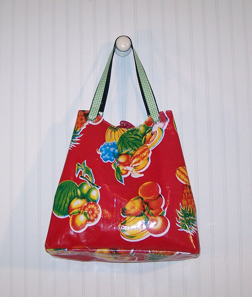 OILCLOTH TOTE BAGS OILCLOTH TOTE BEACH BAG TOTES