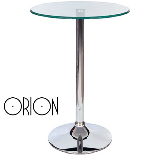 GLASS TOP PEDESTAL TABLES