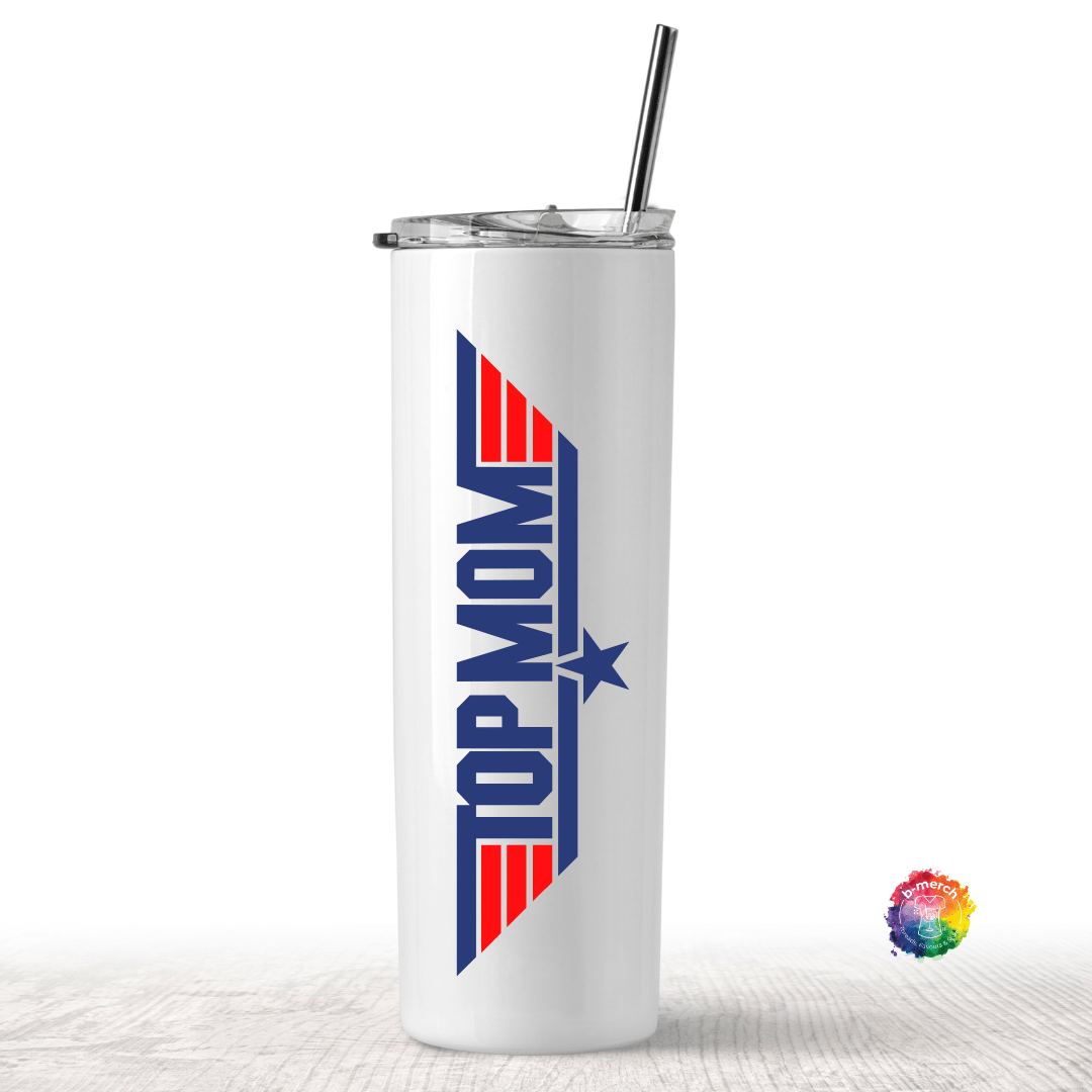 Top Mom Sublimated Tumbler Bitchin Tees