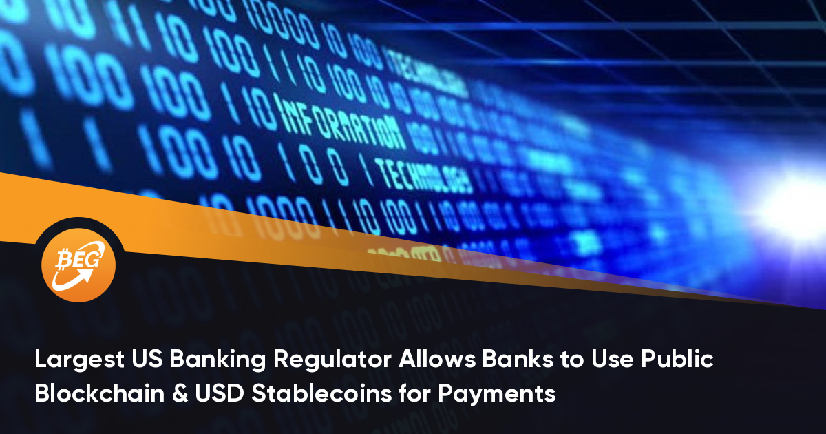 Largest US Banking Regulator Allows Banks to Use Public