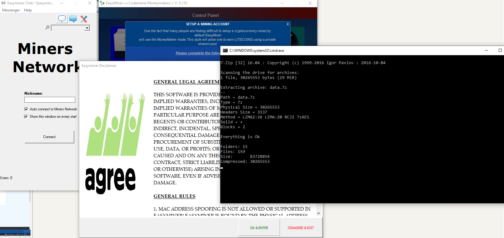 EasyMiner a GUI miner for Bitcoin and Litecoin