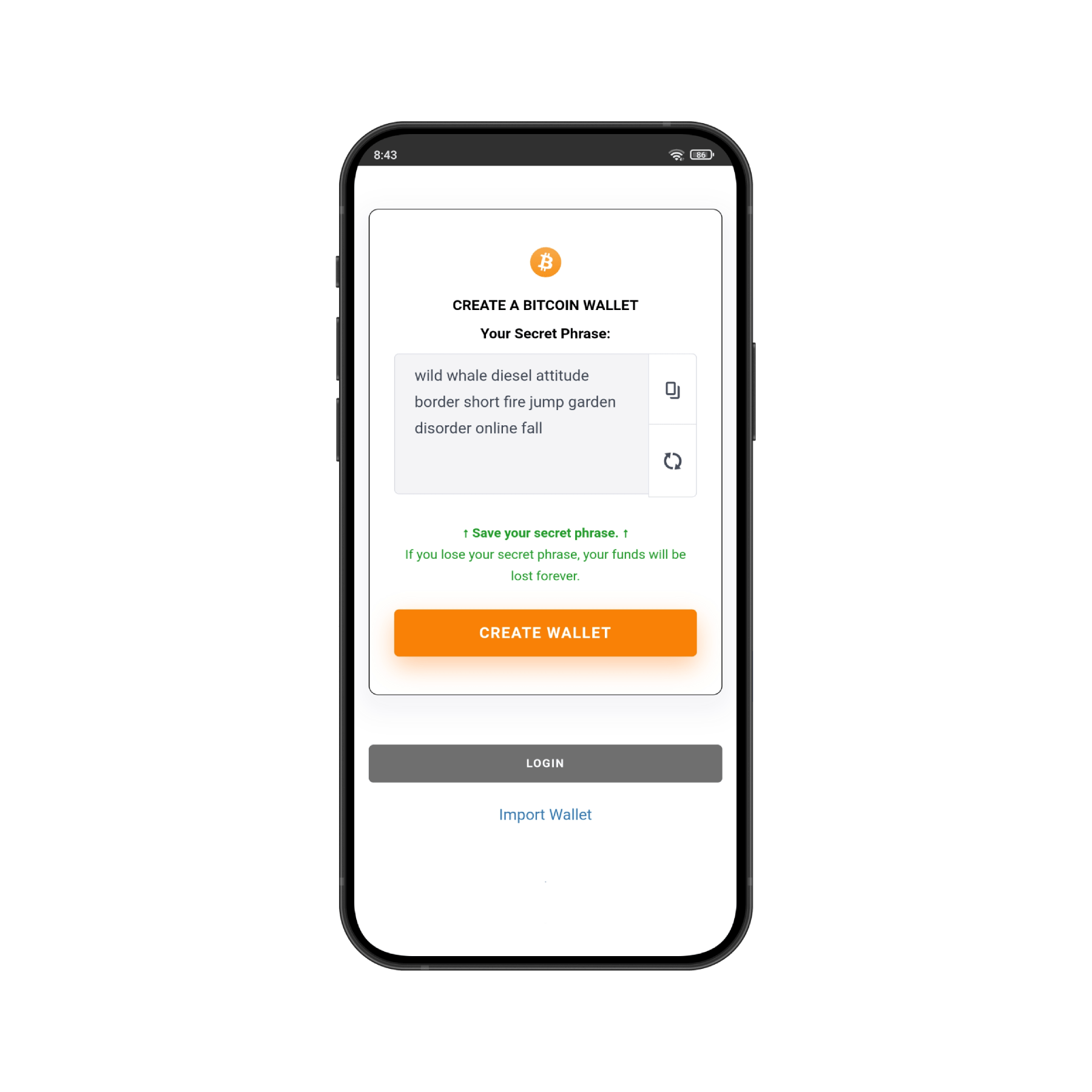 Bitcoin Wallet (BTC) 1 — Create a Bitcoin Wallet Online. Official