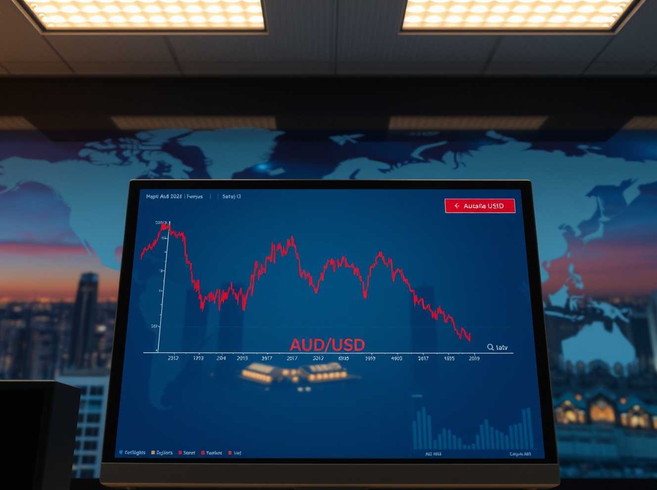 Australian Dollar Plummets As Renewed Middle East Tensions Crush Risk Appetite