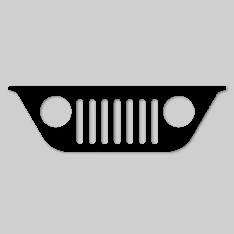 Jeep JK OEM Replacement Grill Windshield Decal Sticker bitcowsstickers