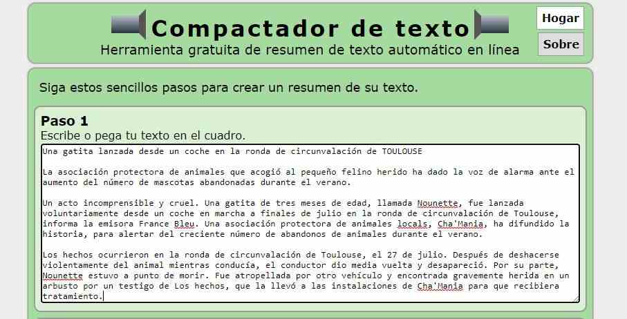 Resumidor De Textos Gratis Sin Descargar Programa Para Hacer Resume