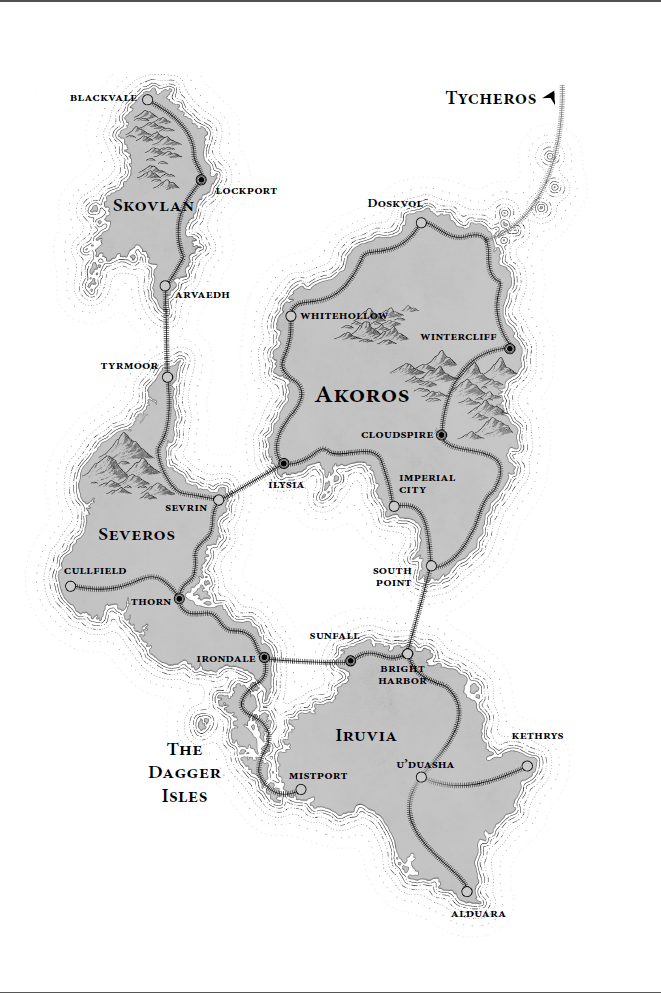 I have a kinda inconsequential question about the map of the Shattered
