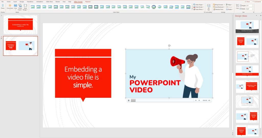 How to embed a video in PowerPoint from YouTube, PC, or Mac