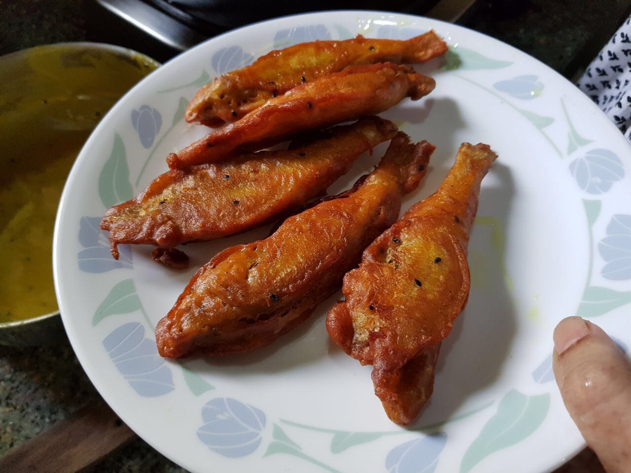 Topshe Mach Bhaja/Mango Fish Batter Fry Bite By Byte