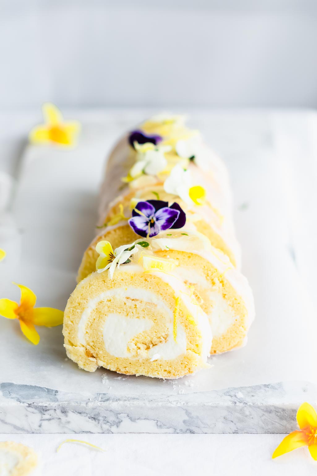 Lemon Roll Cake (Lemon Swiss Roll) Bite It Quick