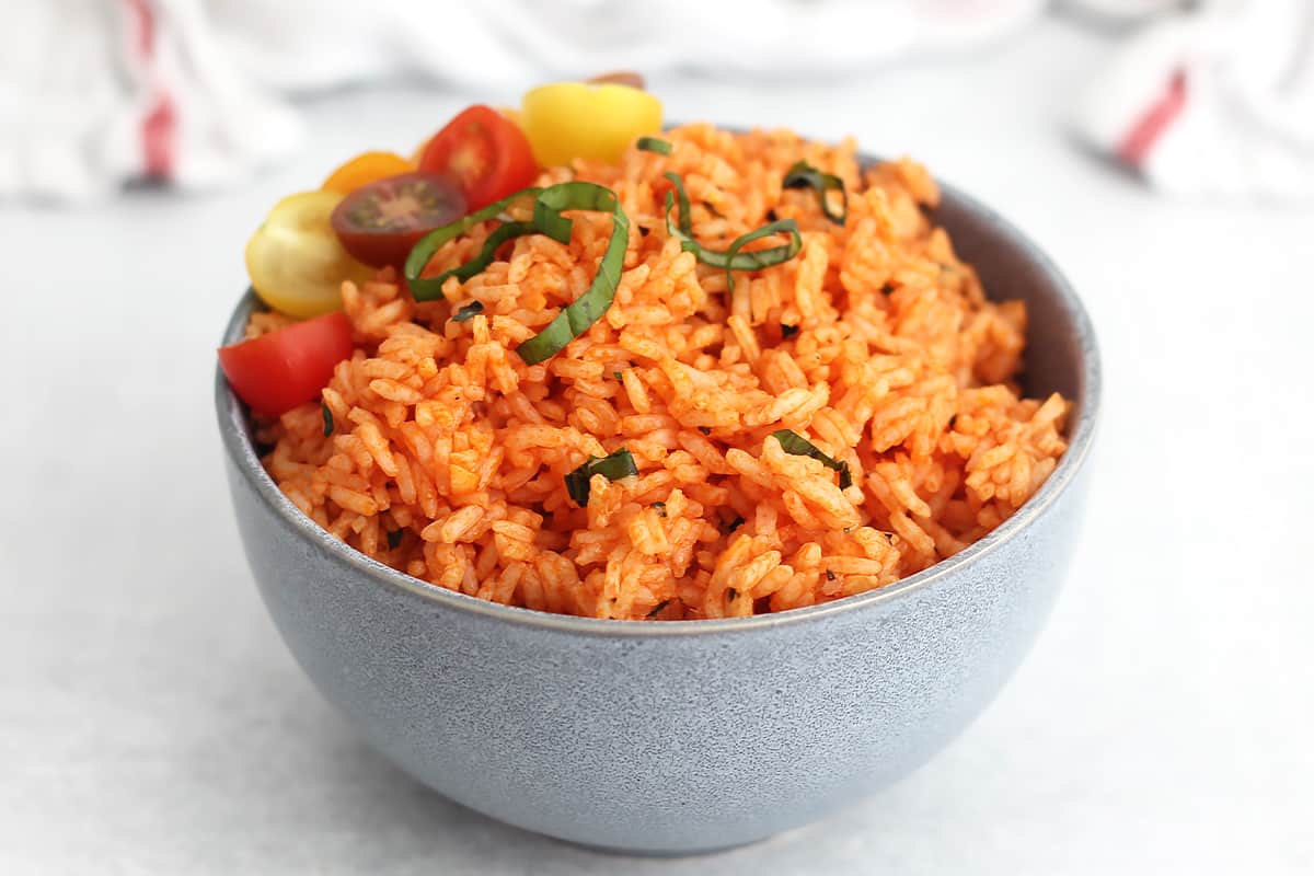 Tomato Basil Rice Bite On The Side