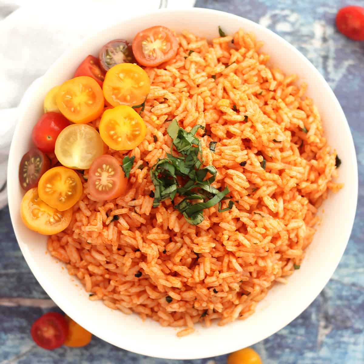 Tomato Basil Rice Bite On The Side