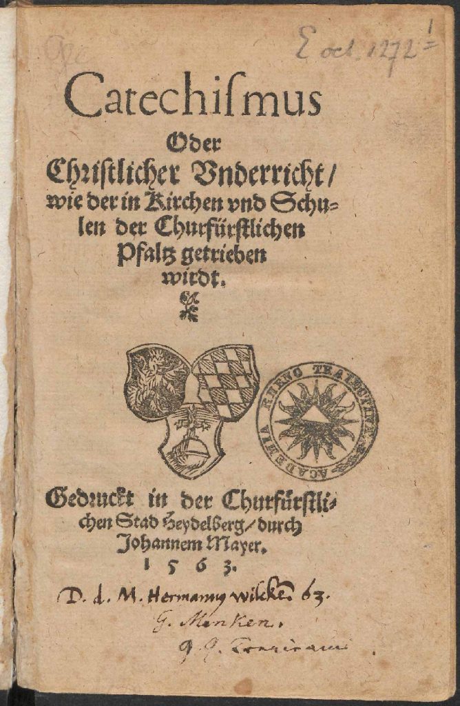 ¿Qué es el CATECISMO de HEIDELBERG y cuál es su historia?