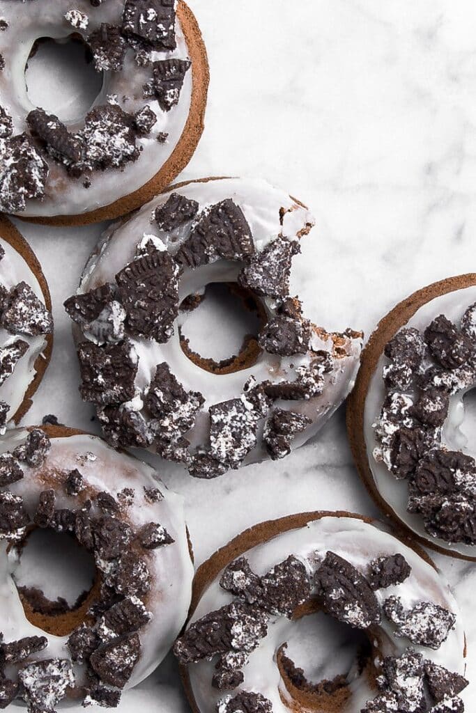 Small Batch Baked Oreo Mochi Donuts (GlutenFree) Bites by Bianca