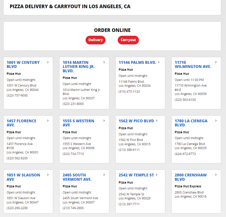 How late does Pizza hut deliver? Pizza Hut Delivery Timings