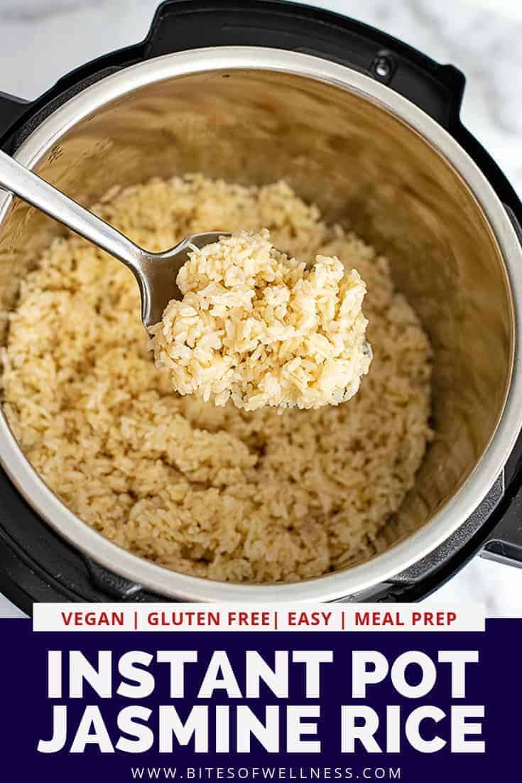 Instant Pot Jasmine Rice (White + Brown) Bites of Wellness