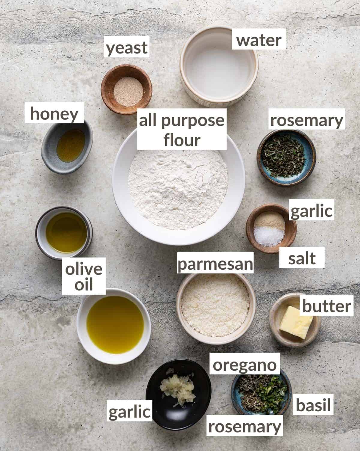 Parmesan Rosemary Bread Bites with Bri