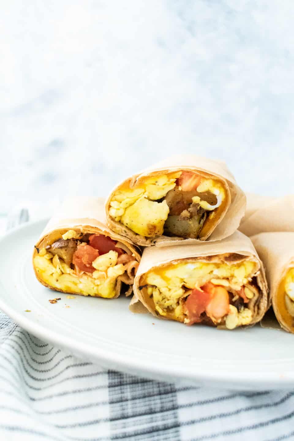 Easy Potato & Egg Breakfast Burrito Bite your Cravings