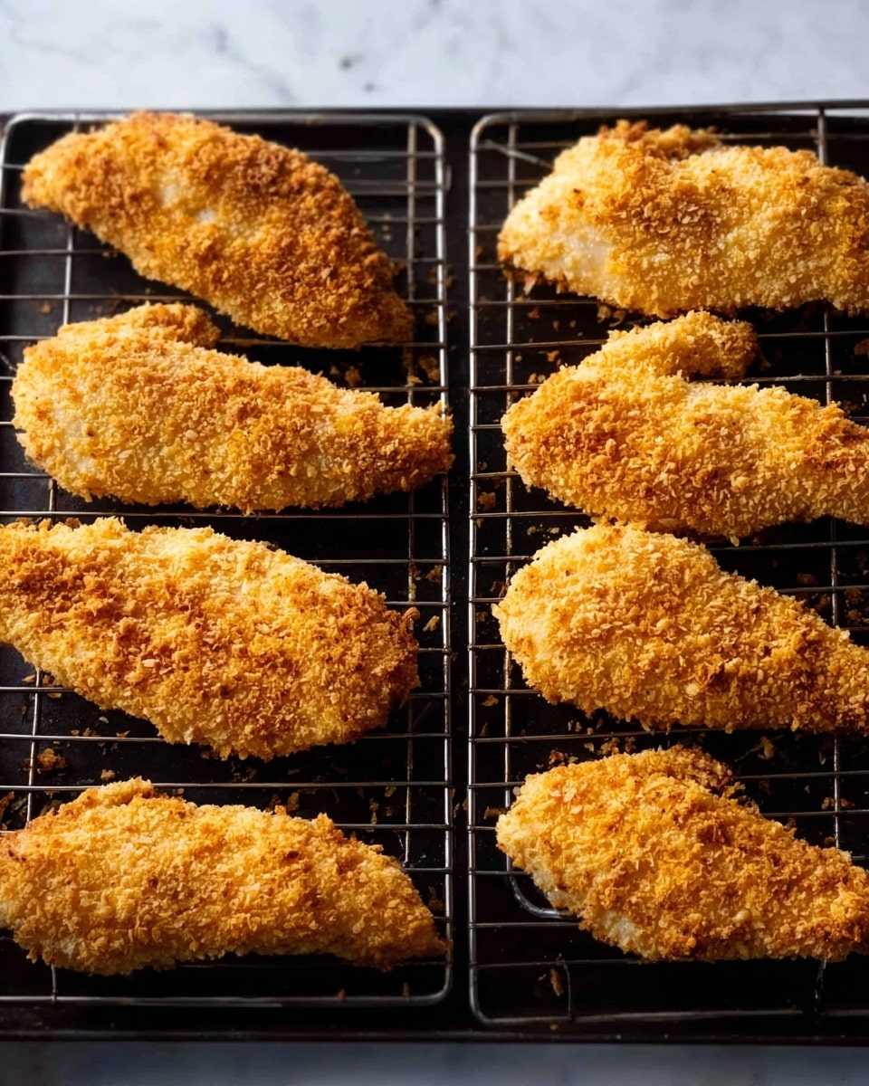 Oven Fried Parmesan Baked Chicken Tenders Crispy & Delicious(09)