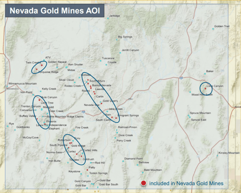 Map Of Abandoned Gold Mines In Nevada Nevada Gold Mines Barrick i Newmont historia kooperacji cz. 3