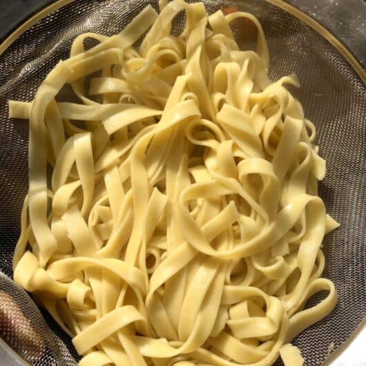 Easy Homemade Egg Noodles (For Chicken Noodle Soup & More) Biting at