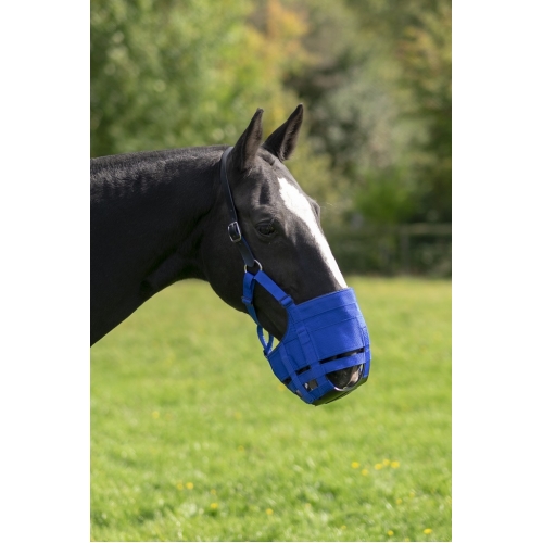 Pony Size Grazing Muzzle With Halter – Adjustable, Fleece Lined For Comfort, Controls Grass Intake
