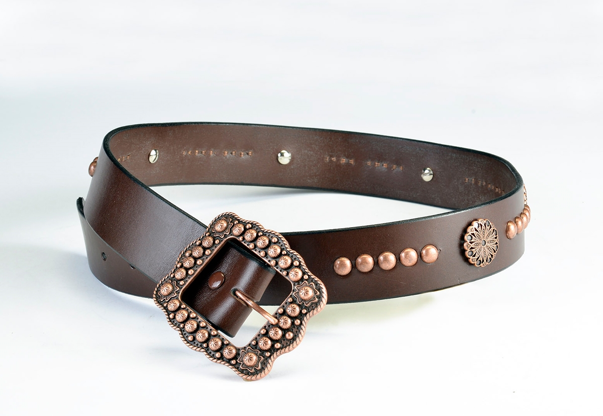Copper Sunrise Ladies Spotted Belt The Bitless Bridle by Dr. Robert Cook