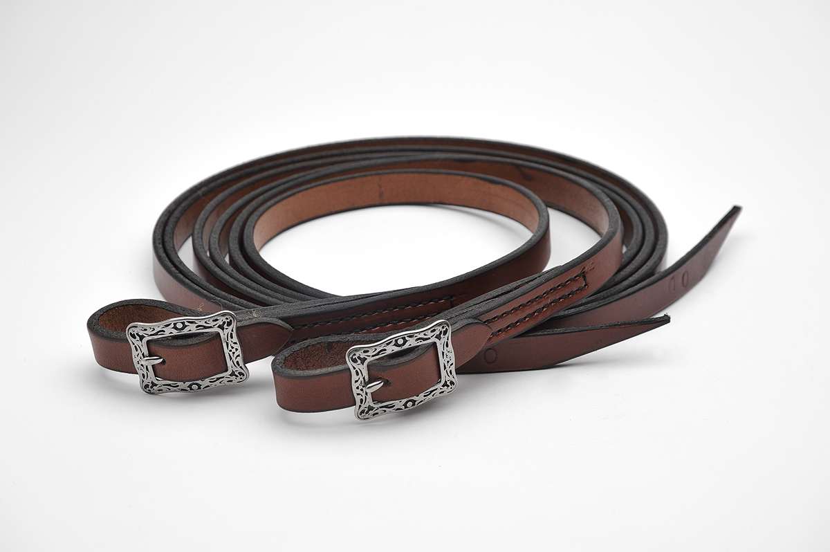 Deluxe Western Leather Reins The Bitless Bridle by Dr. Robert Cook