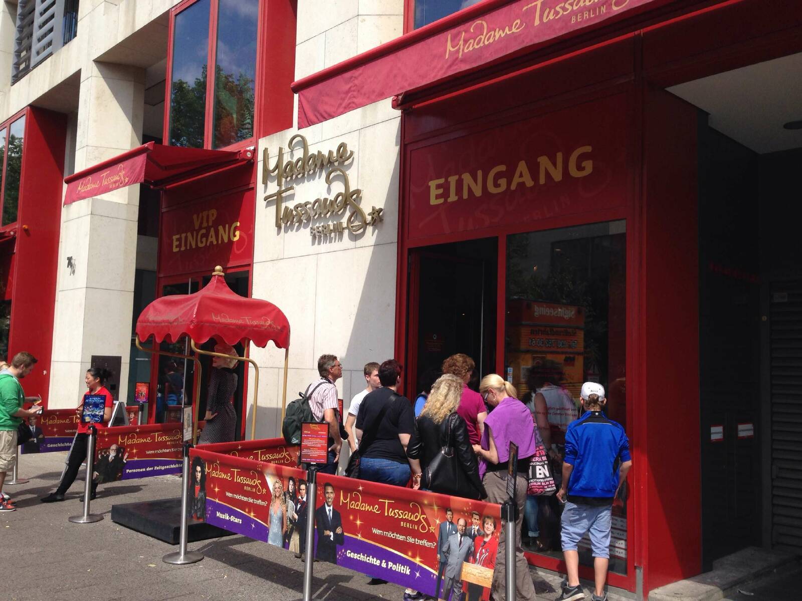 Madame Tussauds in Berlin Vergleiche Preise von