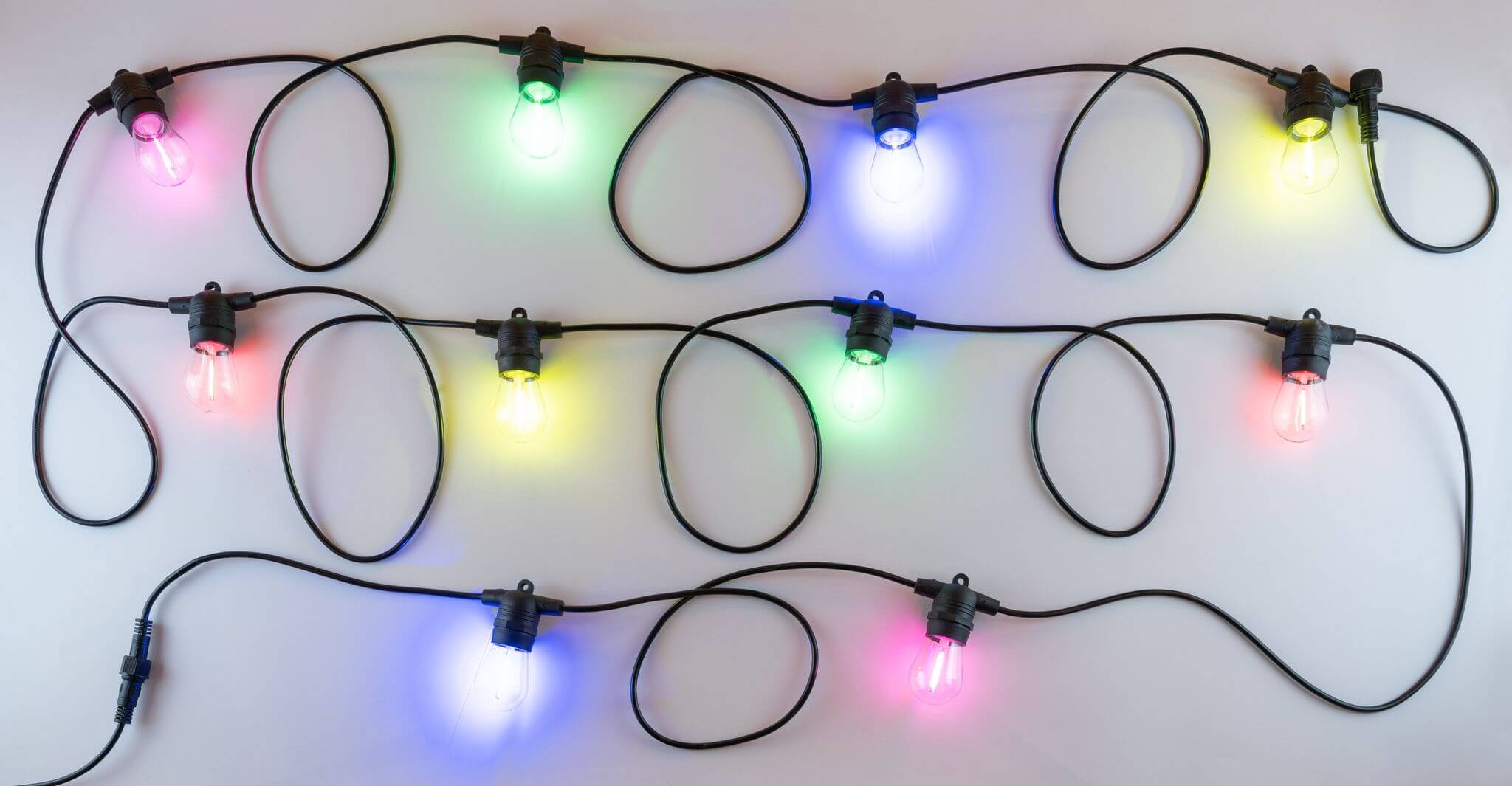 205719N Eglo LED Festoon Black Colour Bitola Lighting and Fans