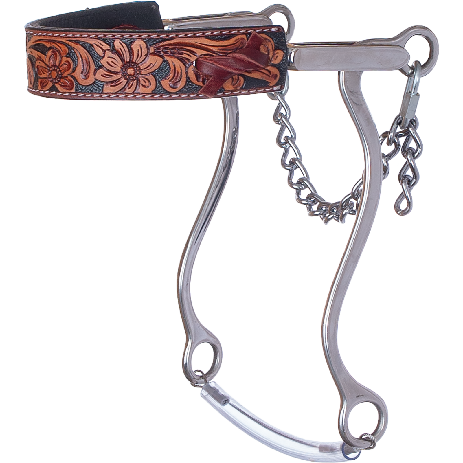 Mechanical Hackamore Floral 8" Bit Perfect
