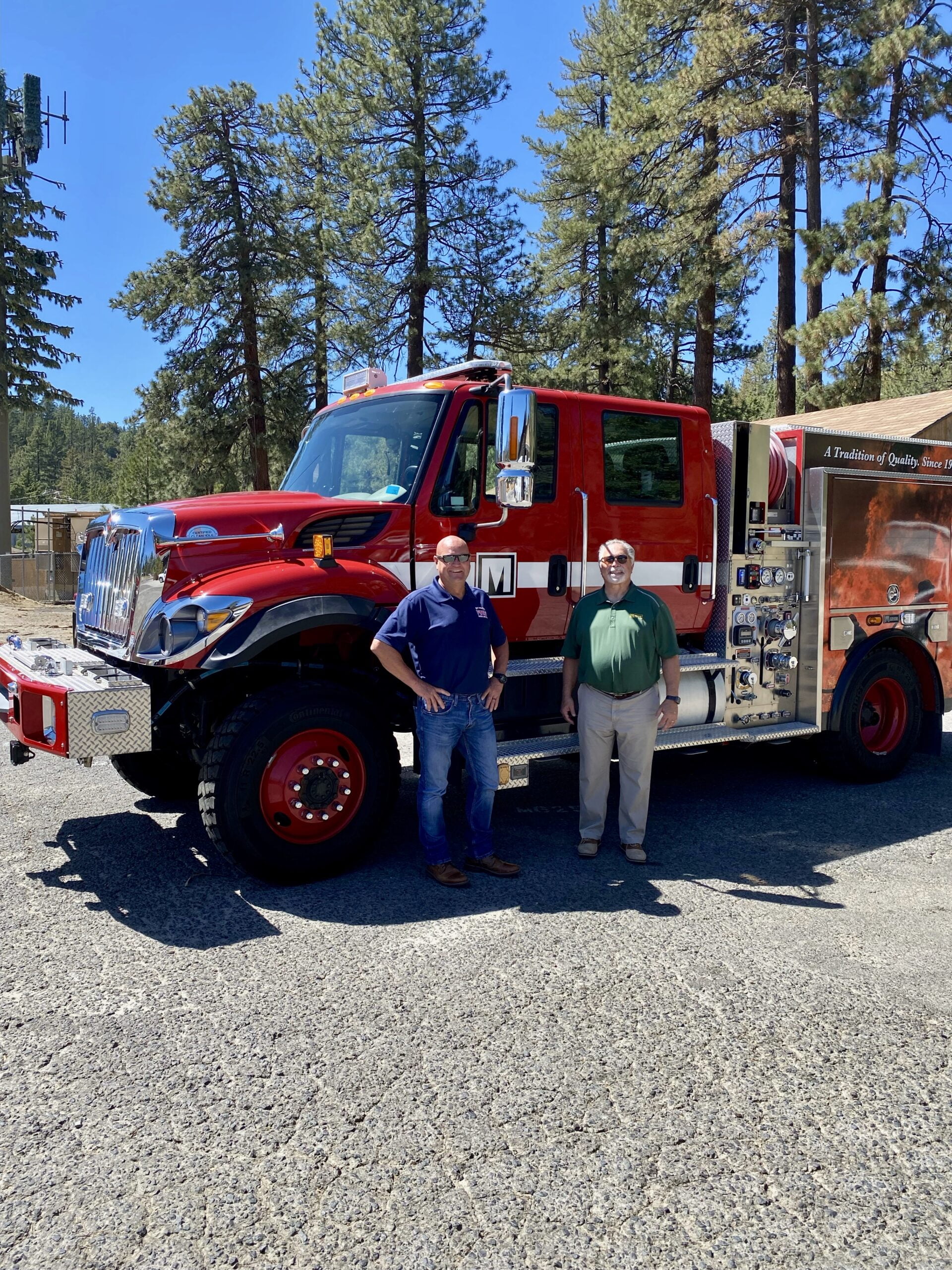 Marion Fire & Emergency Trucks President Curt Ignacio Visits BIT Pros Fire Services BitPros