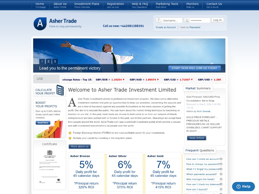 Asher Trade Investment Limited НЕ ПЛАТИТ