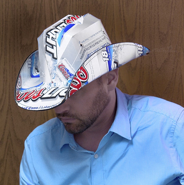Finally! Some Decent Cowboy Hats Made From Beer Boxes Bit Rebels