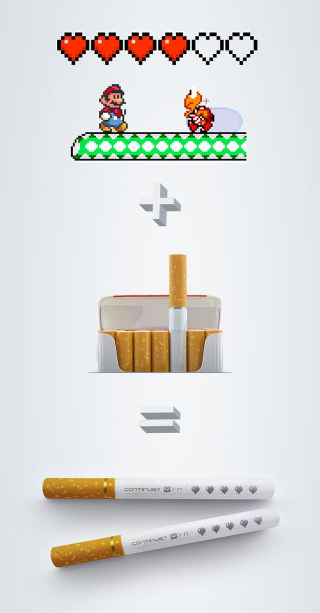 No Games For Smokers: Mario Helps People Quit Smoking | Bit Rebels