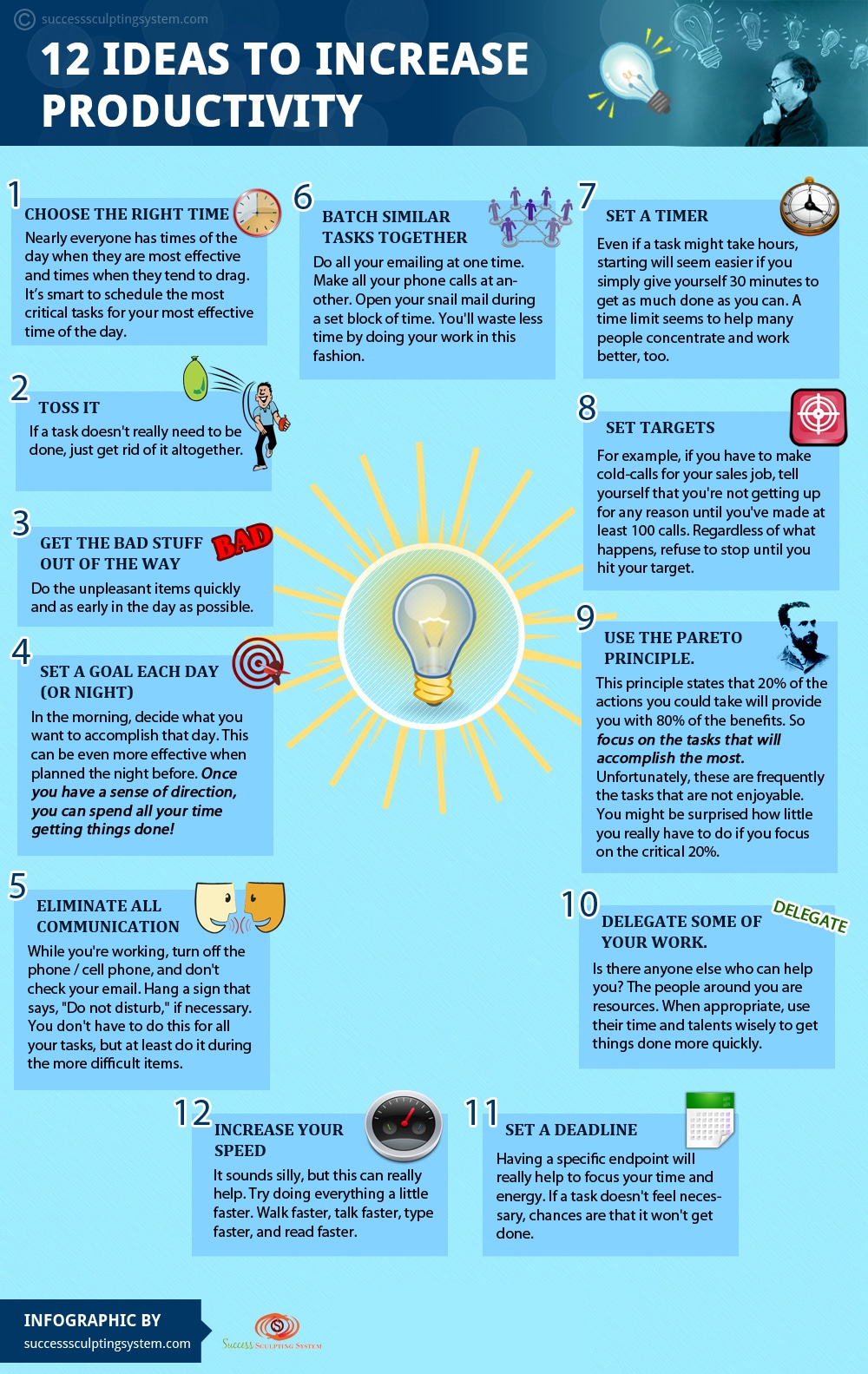 Increase Productivity With These 12 Simple Tips [Infographic](03)
