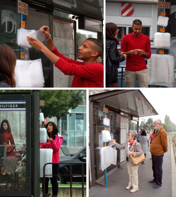 Release Stress With The AntiStress Bubble Wrap Solution