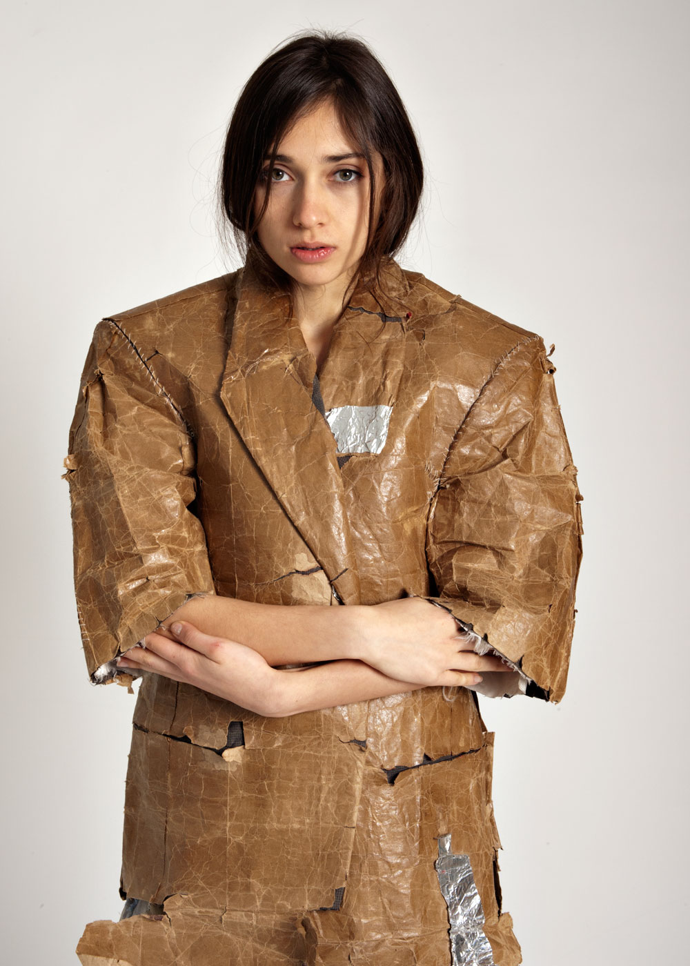 Paper Bag Jacket For The Environmentally Aware