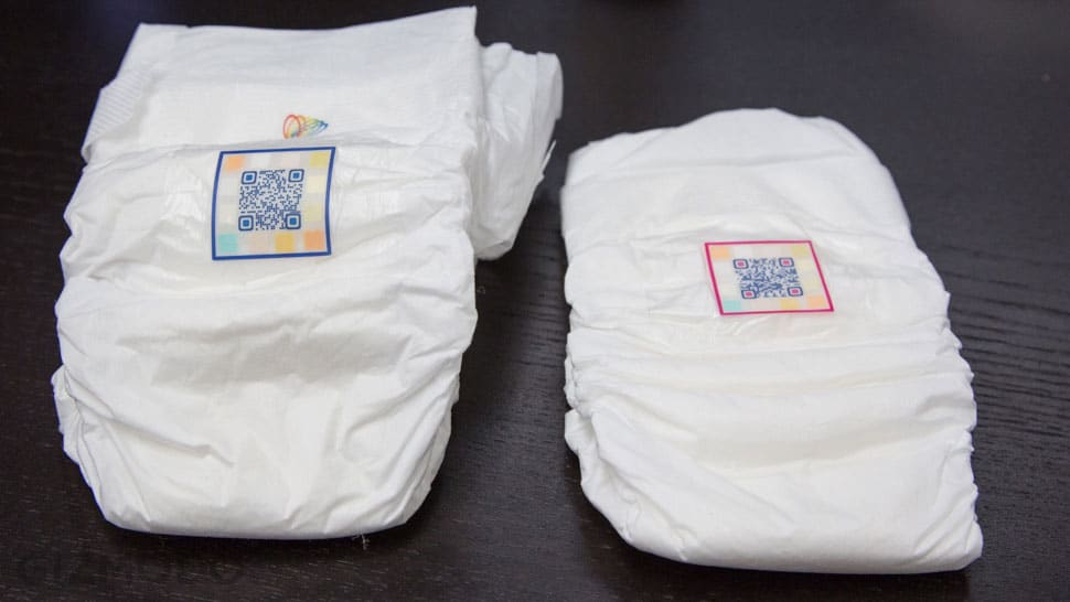 High Tech Disposable Diapers Help Parents Track Their Baby