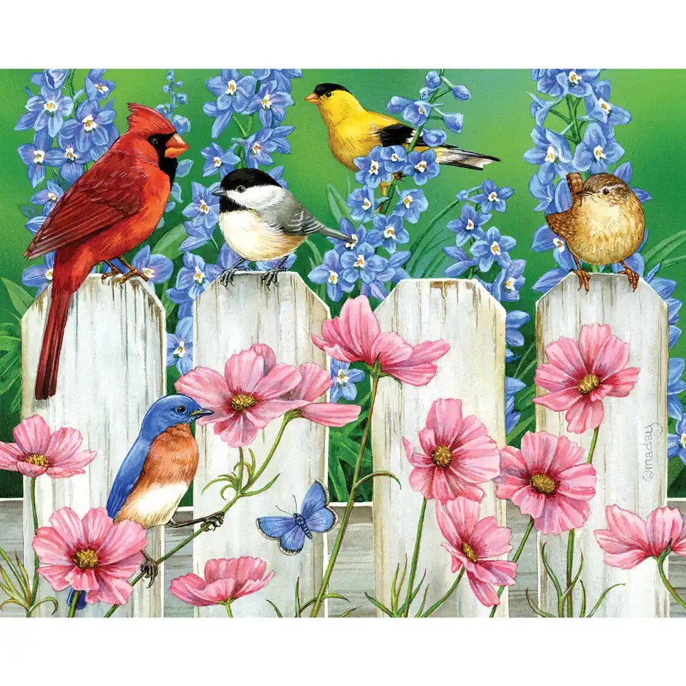Picket Fence Pals 1000 Piece Jigsaw Puzzle Bits and Pieces Bits and
