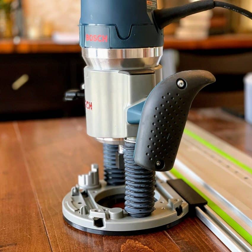 Bosch 1617EVS Router Adapter for Track Saw Guide Rails