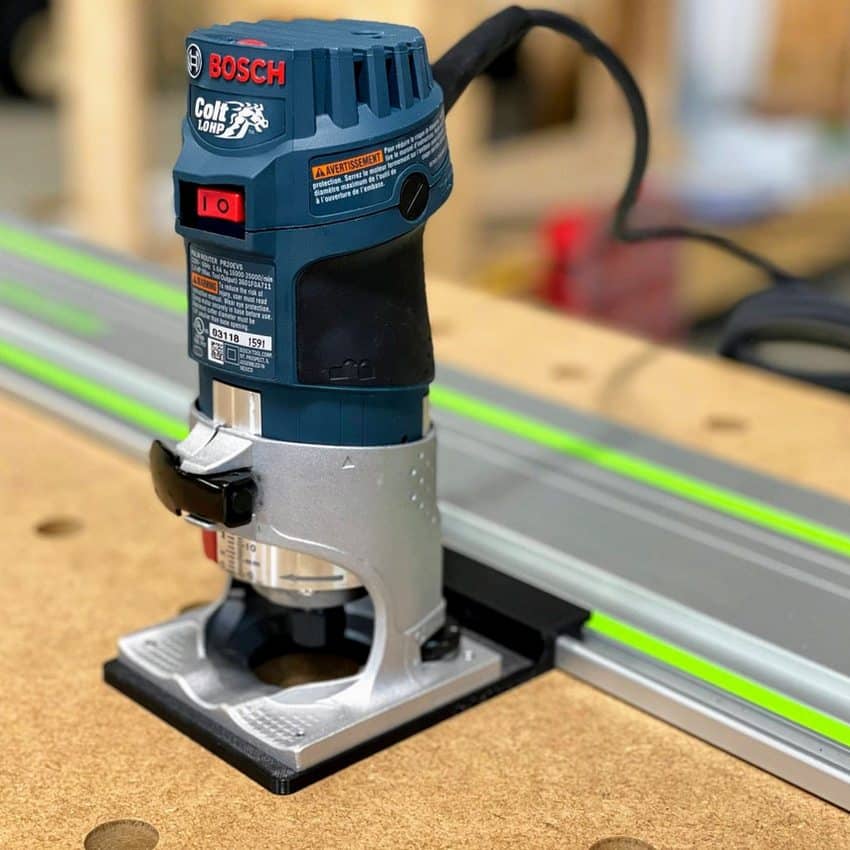 Bosch Colt PR20EVS Router Adapter for Track Saw Guide Rails