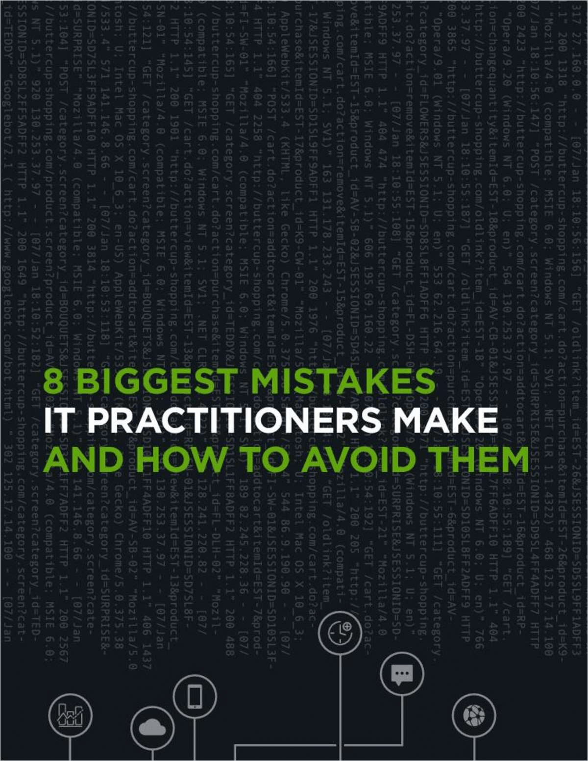 8 Biggest Mistakes IT Practitioners Make and How to Avoid Them(04)