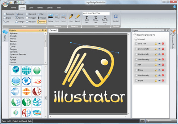Logo Design Studio Pro Vector Icons Software Download for PC