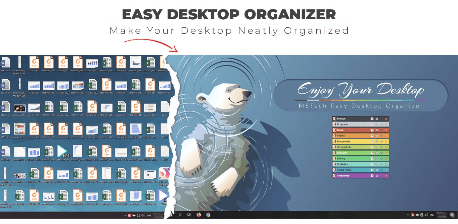 MSTech Easy Desktop Organizer Desktop Enhancements Software 60