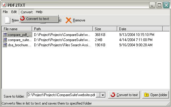 PDF2TXT PDF Conversion Software Discount Download for