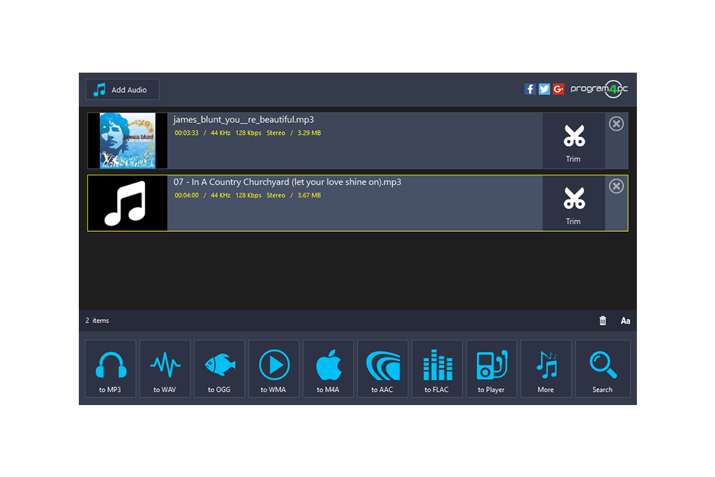 Program4Pc Audio Converter Pro Audio Conversion Software 50